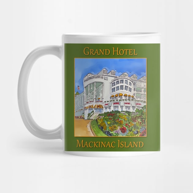 Grand Hotel in Mackinaw Island, Michigan by WelshDesigns